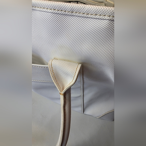 Lacoste Women's Cream Tote Bag - Picture 7 of 15